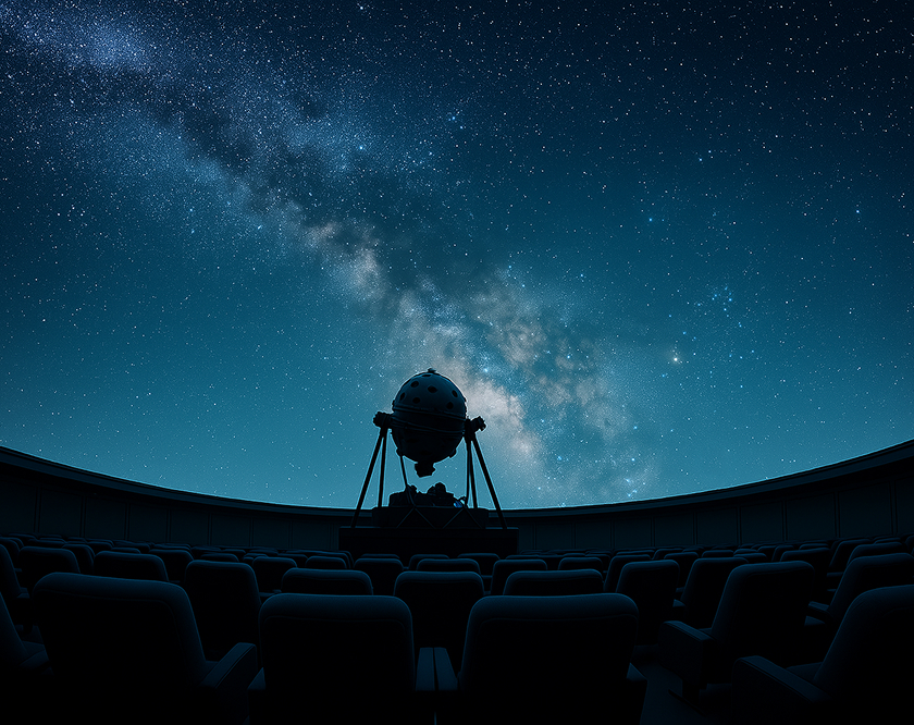 架空のプラネタリウムサイトのイメージ画像